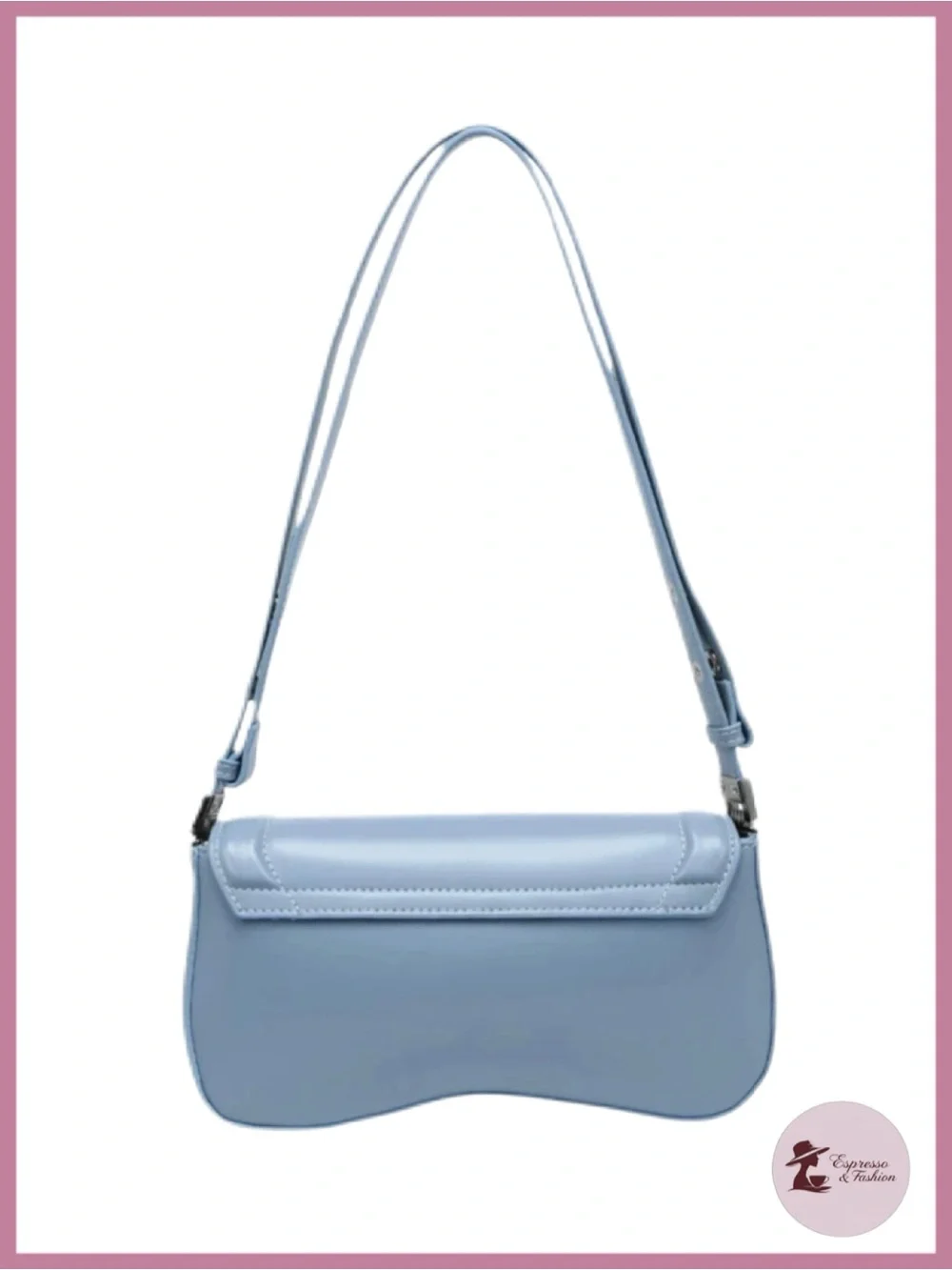 NWT Max Baguette Blue Shoulder Bag - Picture 9 of 11